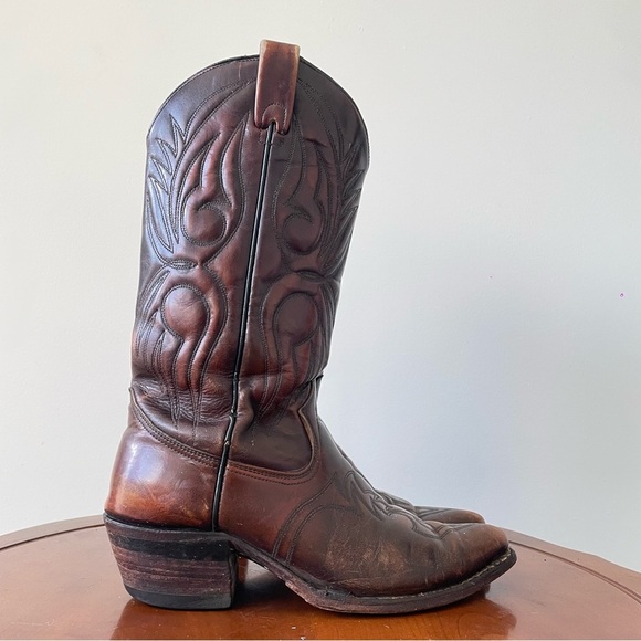 Vintage Texas Imperial M90 Leather Cowboy Boot | US 8 - Picture 4 of 8